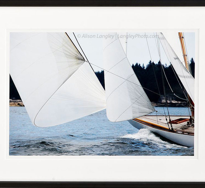 Downwind, Deer Isle, Maine, 2010, Framed Limited Edition of 100 © Alison Langley