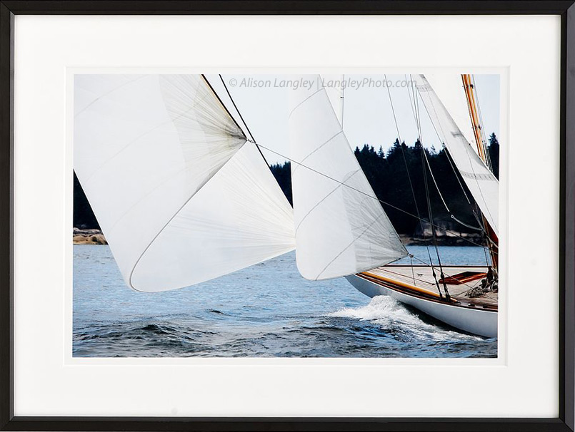 Downwind, Deer Isle, Maine, 2010, Framed Limited Edition of 100 © Alison Langley