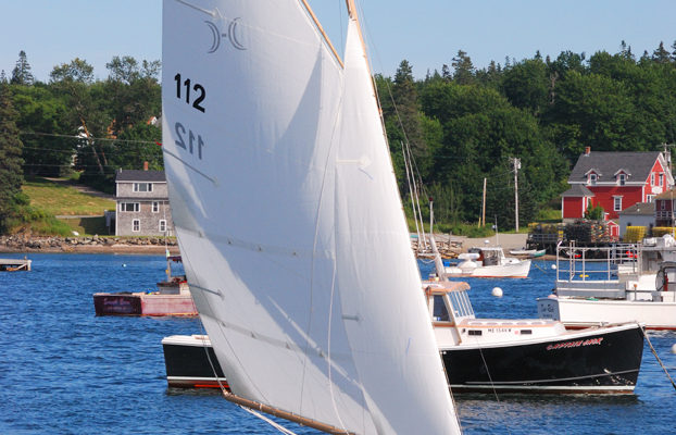 Snappy sailing capability paired with classy Herreshoff looks: Cape Cod Shipbuilding's Marlin Heritage. Photo courtesy CCS.