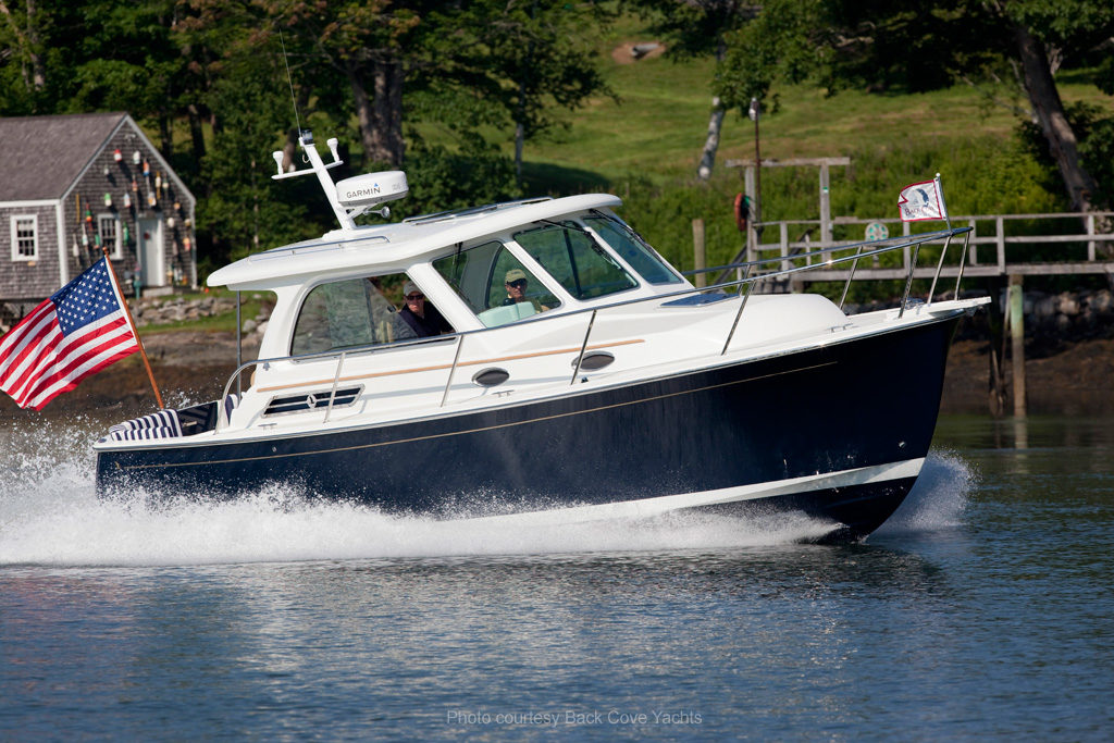The Back Cove 30. Photo by Billy Black, courtesy Back Cove Yachts