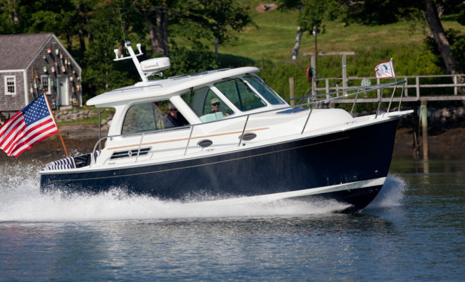 The Back Cove 30. Photo by Billy Black, courtesy Back Cove Yachts