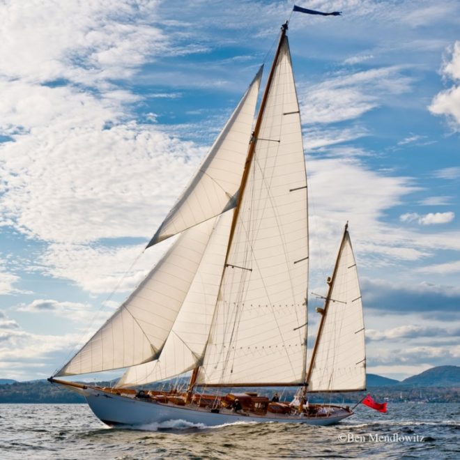 Belle Aventure, a 94' Fife ketch built in 1929, will be part of the most significant gatherings of Fife yachts ever in the U.S.