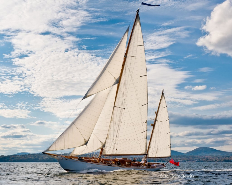 Belle Aventure, a 94' Fife ketch built in 1929, will be part of the most significant gatherings of Fife yachts ever in the U.S.