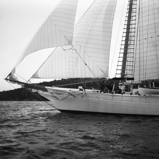 Bill of Rights under sail, June 16, 1971.