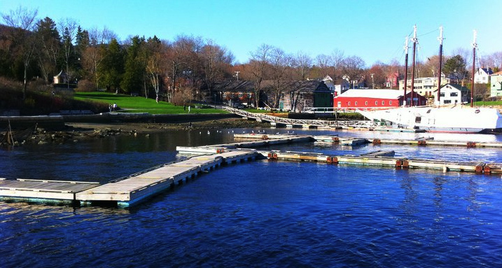 The town docks are taking shape. Friday April 27th the main docks are in.