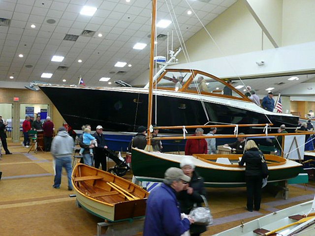 EM Crosby Boatworks 38' Express Cruiser, Hunt Associates design hull, cold-molded, Spanish cedar & leather interior.
