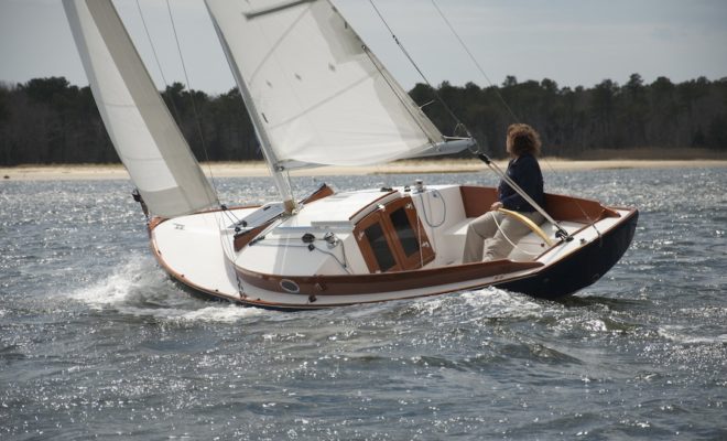 The Herreshoff 12.5, much-beloved daysailer. Photo courtesy Cape Cod Shipbuilding.