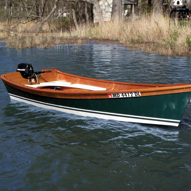 The Peeler is a new 15-foot utility skiff designed by John C. Harris