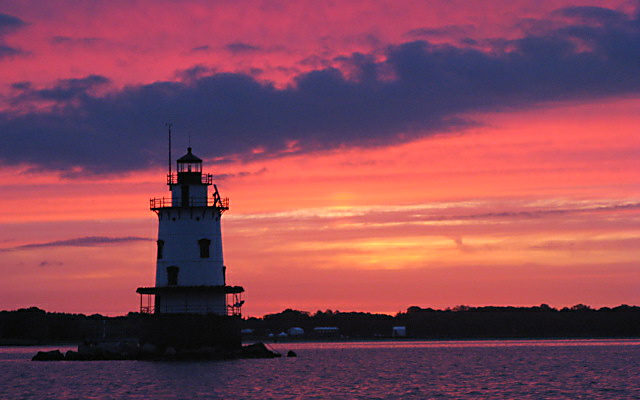 Conimicut Light, Warwick, RI. Photo by Mike McElroy