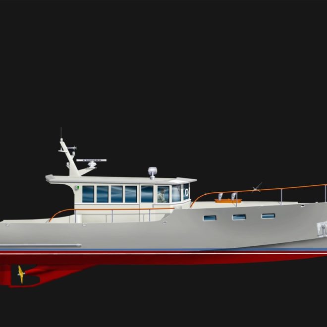 a serious 49' expedition yacht