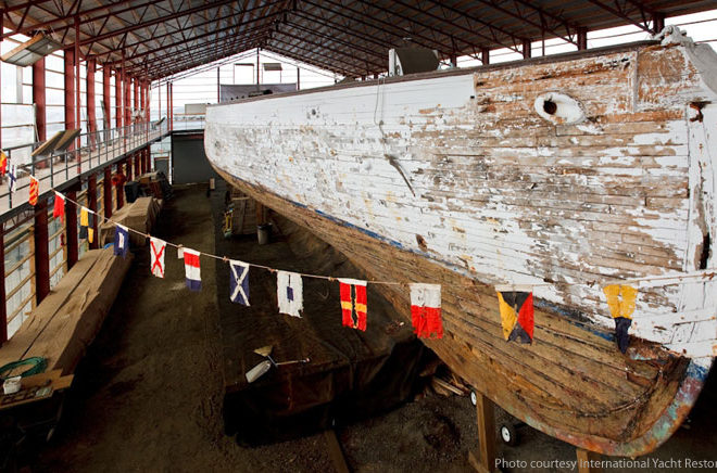 Coronet during the early stages of the project.  Photo courtesy IRYS