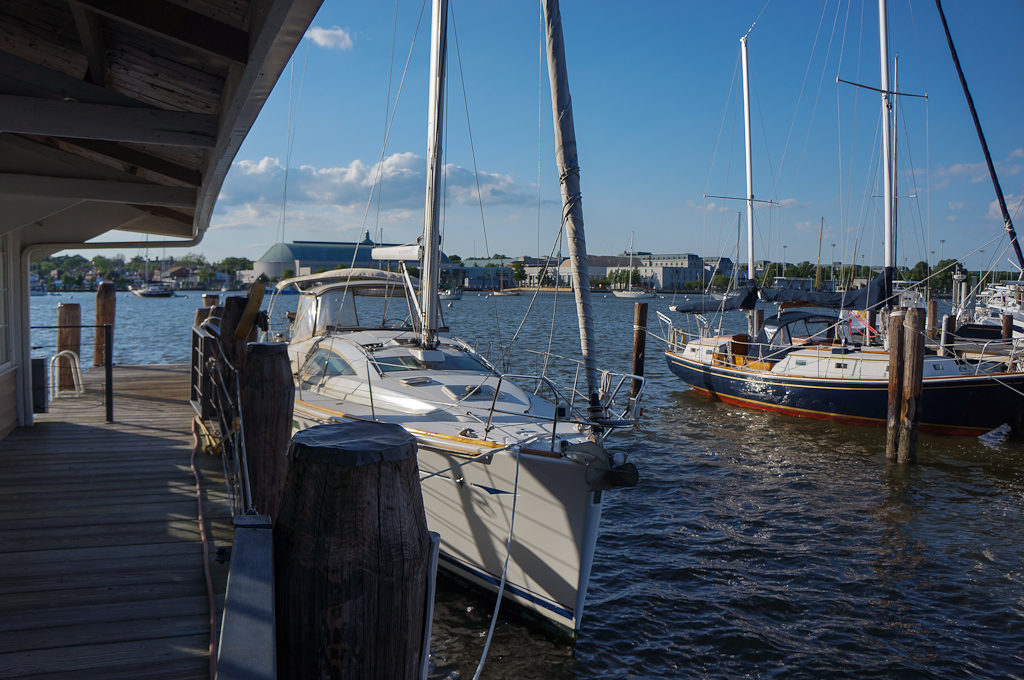 Sail directly to the Chart House Restaurant and tie up for the meal.