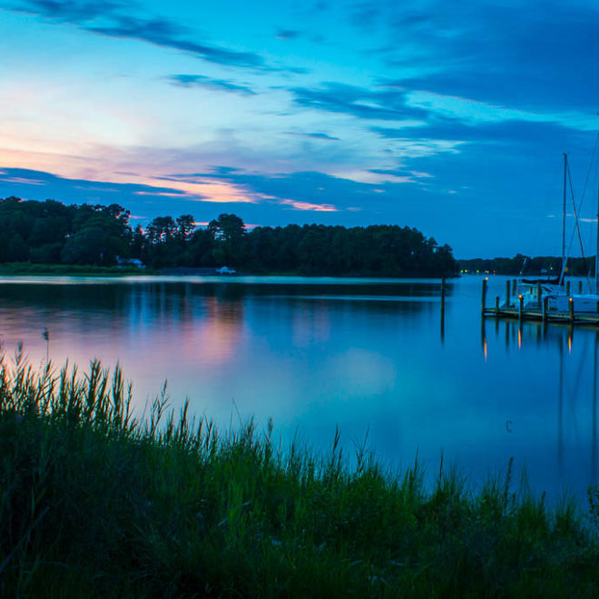 The colors come out to play after sunset