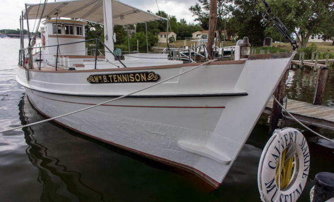 A Chesapeake Bay buy boat, available for daily tours on the water