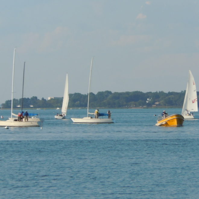 Friends of the Bay's sole focus is protecting the quality of the water around Oyster Bay. Photo courtesy of Friends of the Bay.