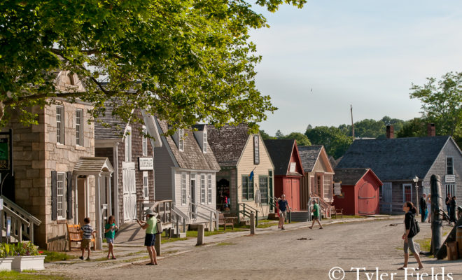 The annual WoodenBoat Show is set amid the 19th century village at Mystic Seaport.