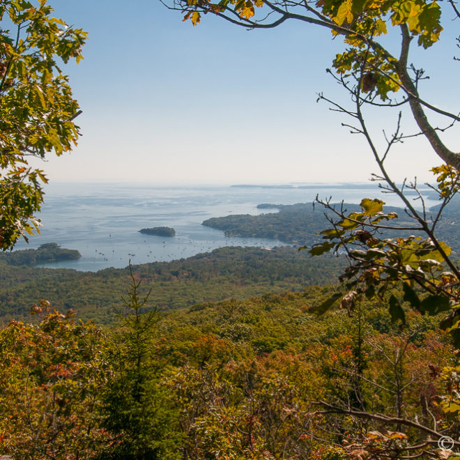 The stunning view from the top of Mount Megunticook, in Camden Hills State Park.
