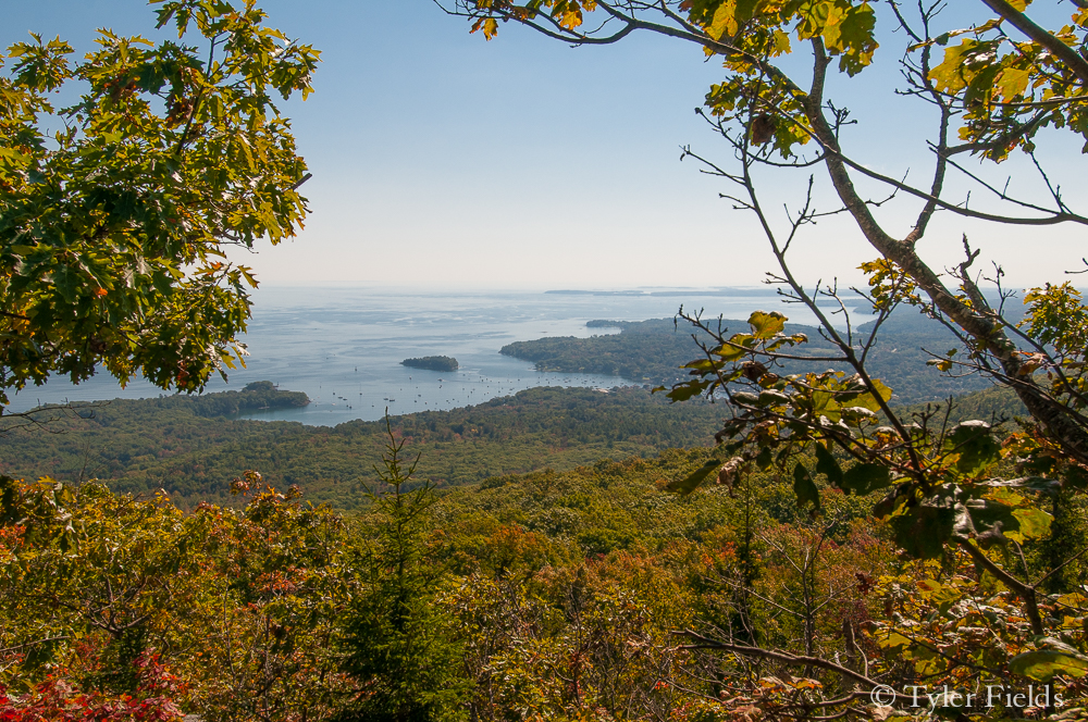 The stunning view from the top of Mount Megunticook, in Camden Hills State Park.