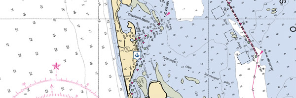 Nautical Chart Captiva Island