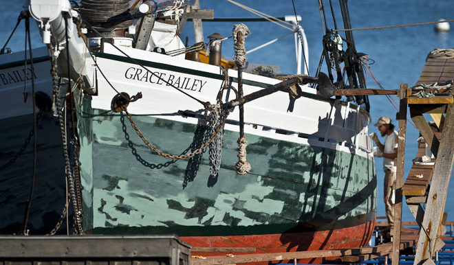 Fitting out - Rockland Harbor