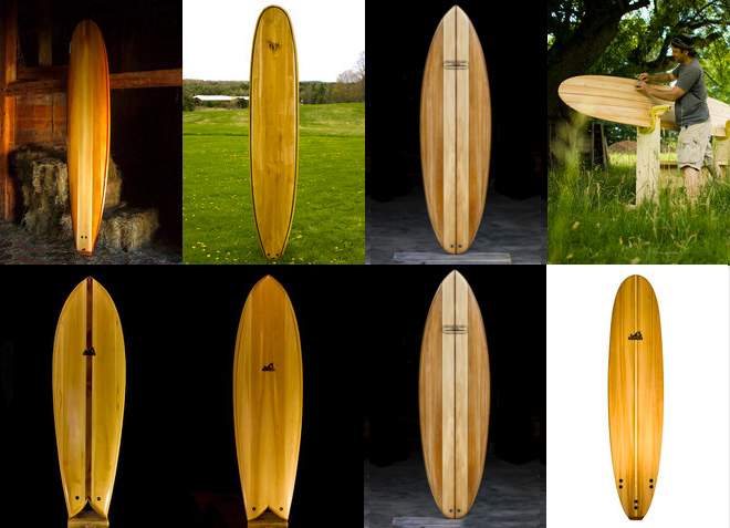 Choose your kit from a range of boards. Photos courtesy Grain Surfboards