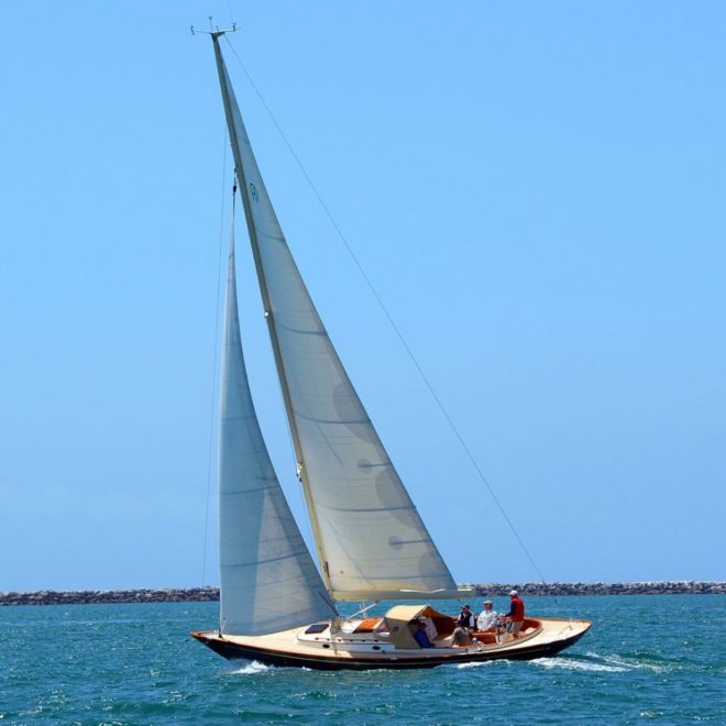 Hinckley Daysailor by D. Ramey Logan