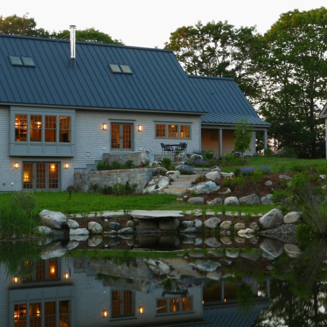 View from the pond
