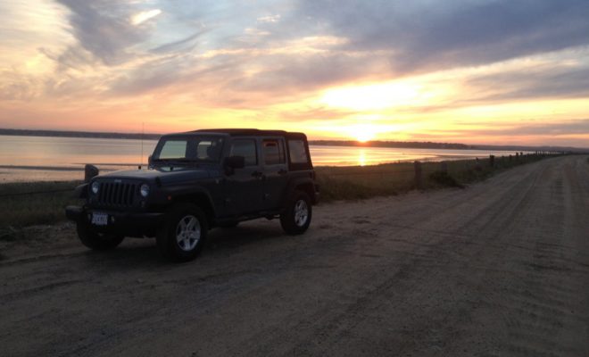 Sunset at Duxbury Beach