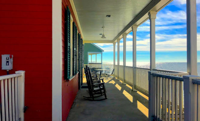 Cabins on the Fontainebleau State Park