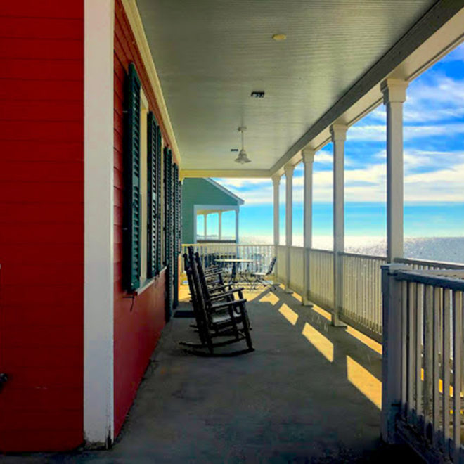 Cabins on the Fontainebleau State Park