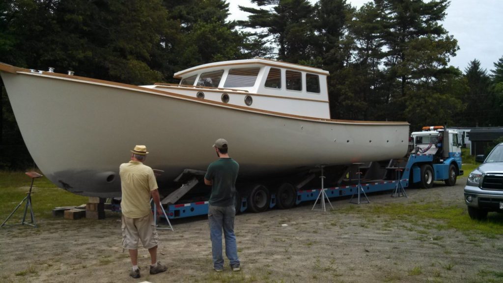 lobster sailboat build