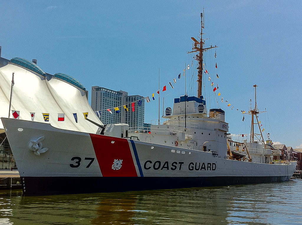 The US Coast Guard Cutter Taney