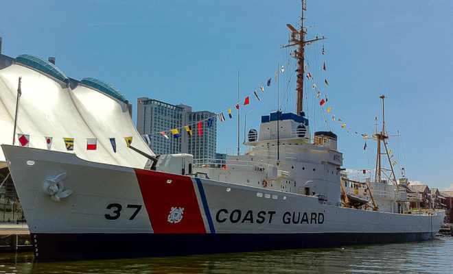 The US Coast Guard Cutter Taney