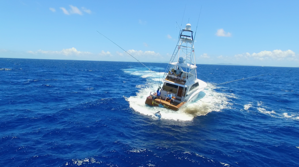 Fishing boat Whoo Dat in action