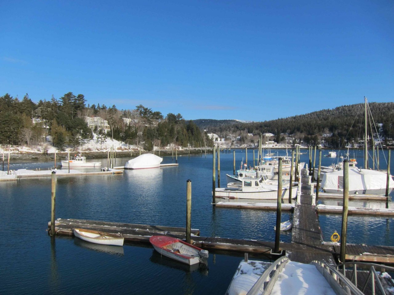 Maine Marinas in Winter Part I US Harbors