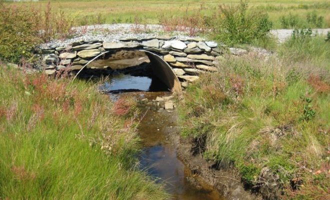 Three new culverts were installed under the footpath tidal restriction at Jacob's Point..