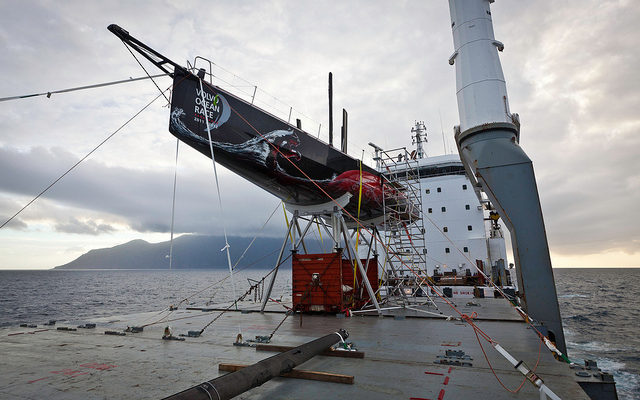 Mar Mostro heads to Cape Town from the island of Tristan da Cunha. Photo by Amory Ross/Puma Ocean Racing powered by BERG.