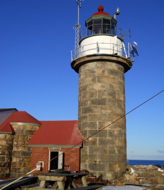 Matinicus Rock Light, NOAA Weather Station MISM1 restored. (Photo courtesy Congresswoman Pingree's office)