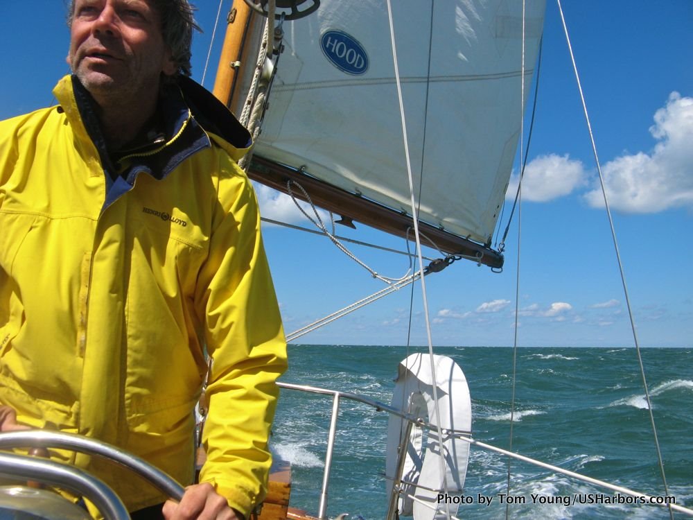 The "Nantucket Sleighride" across Nantucket Sound is always a wild ride.