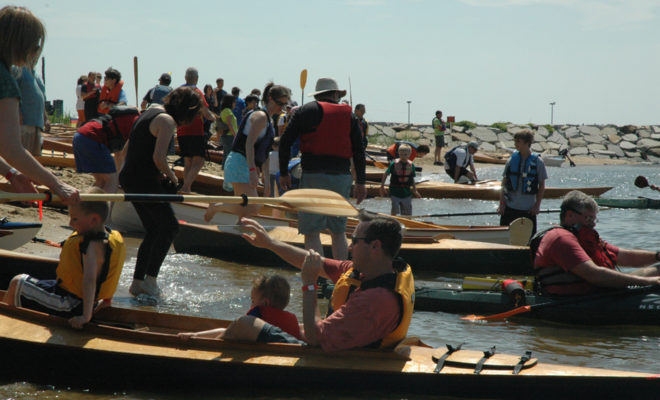 The boats are in and out of the water all day as everyone tries out a favorite or two.