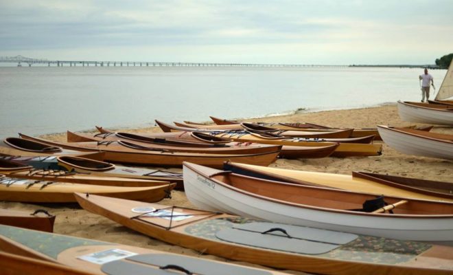 The lineup on the beach Saturday morning just before the action starts.