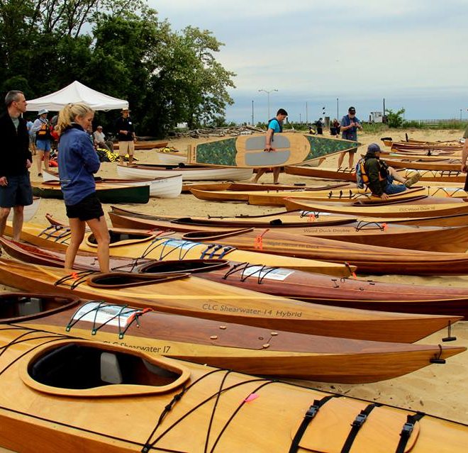 Okoume is the African hardwood used in most of CLC's boat kits.