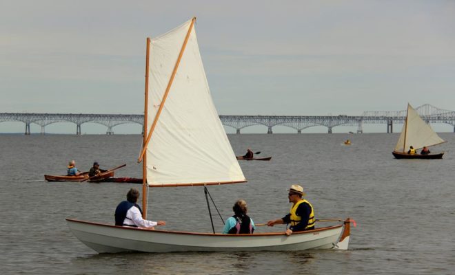 Paddle a kayak, canoe, or SUP board, row, or sail.