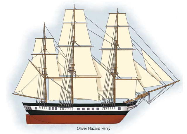 SSV Oliver Hazard Perry, will be Rhode Island's own tall ship