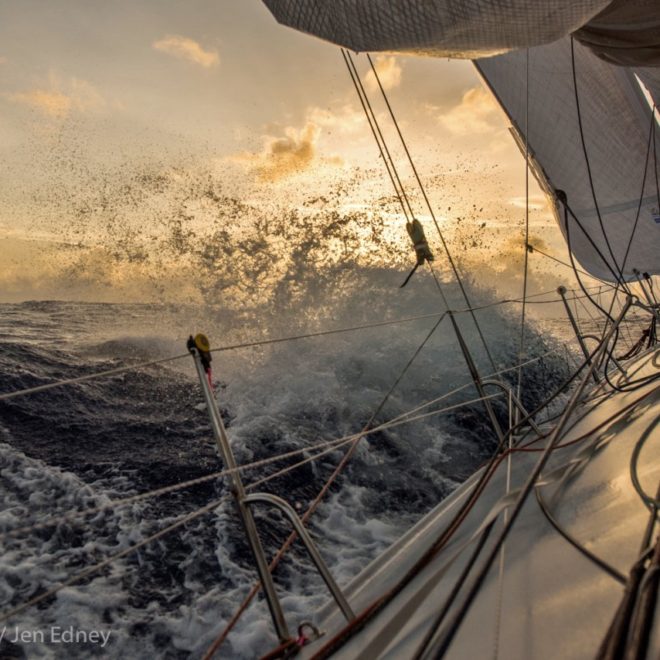 Onboard 'Dragon' in the 2016 race. Julianna Barbieri