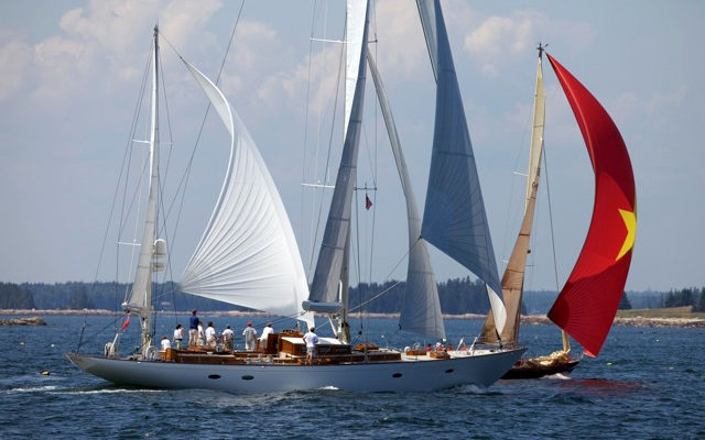 Sailing on Penobscot Bay.  Photo by Alison Langley