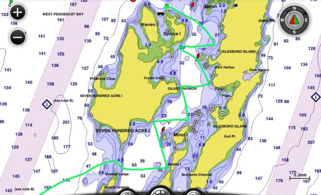 Threading the needle through Gilkey Harbor.