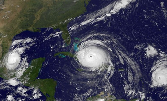 Hurricanes Katia, Irma and Jose in September 2017