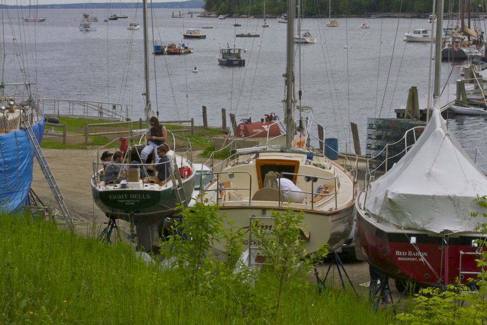 A boatyard on the water can be hard to leave.