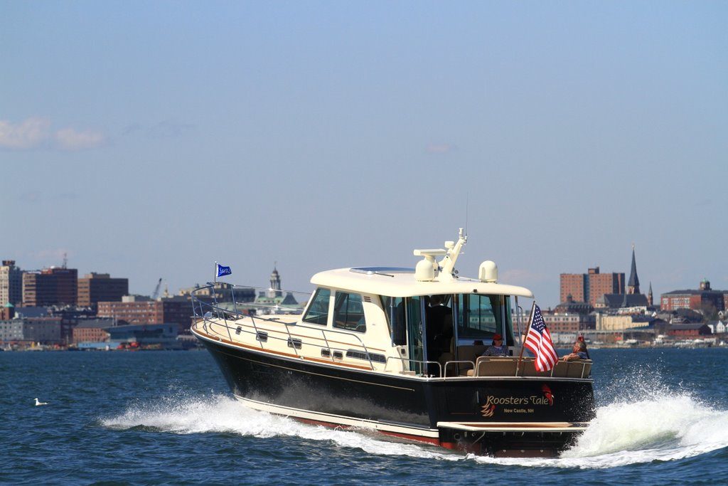 Due in large part to sales of the Sabre 48 Salon Express, DiMillo's Yacht Sales in Portland has doubled sales recently.
